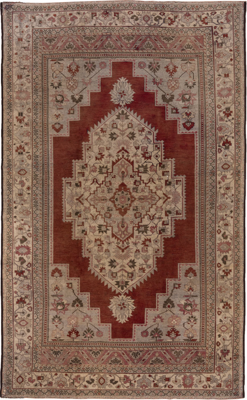 Vintage Oushak Area Rug (7' x 12')